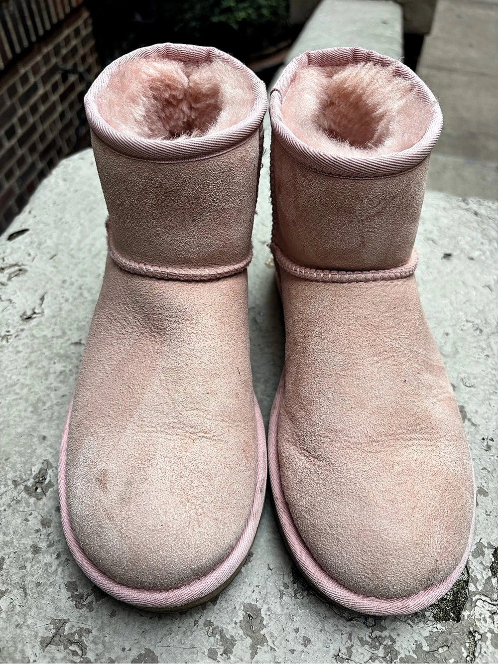 UGG Classic Ultra Mini Pink Short Winter Boots